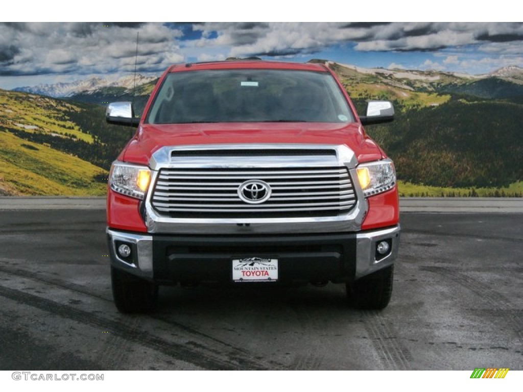 2014 Tundra Limited Crewmax 4x4 - Radiant Red / Graphite photo #2