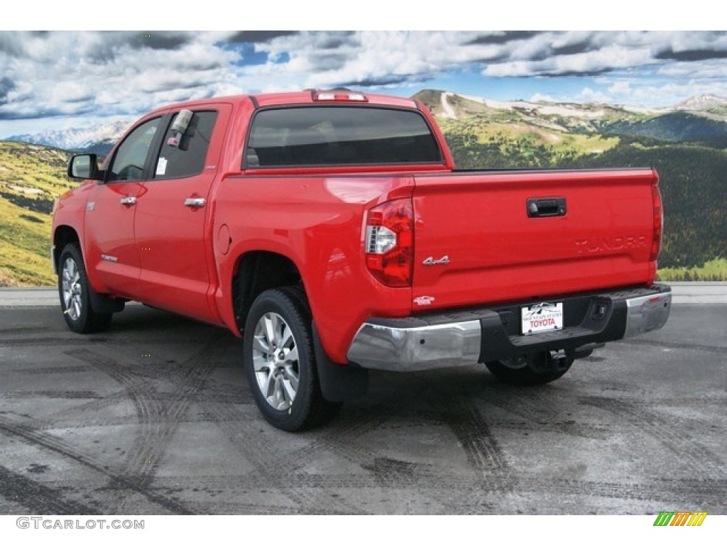 2014 Tundra Limited Crewmax 4x4 - Radiant Red / Graphite photo #3