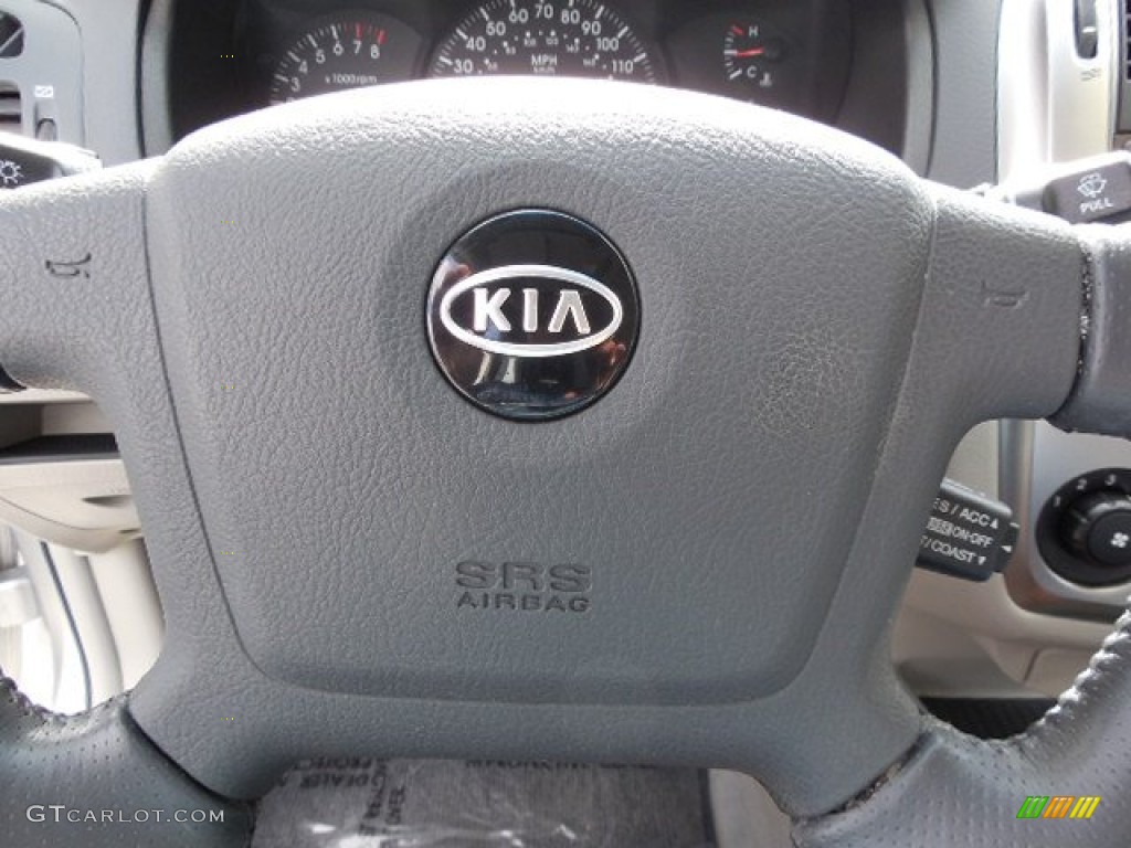 2006 Spectra SX Sedan - Clear Silver / Gray photo #22