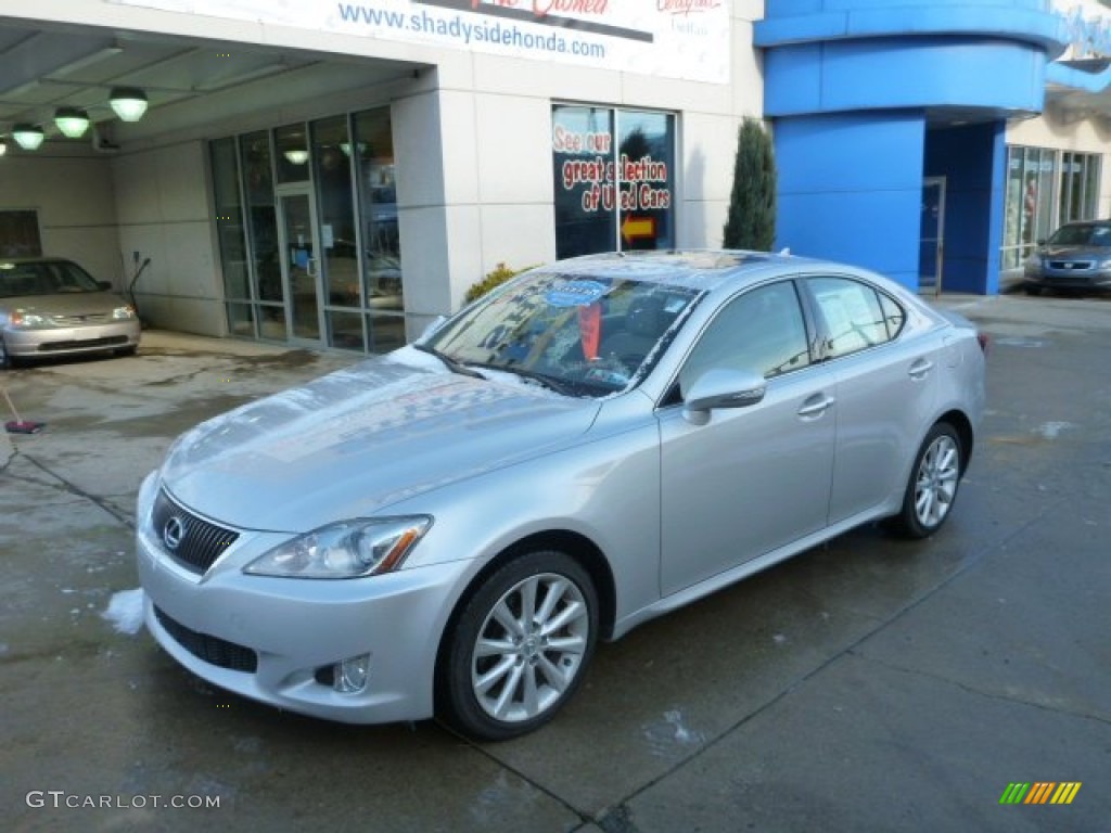 2010 IS 250 AWD - Tungsten Silver Pearl / Light Gray photo #1