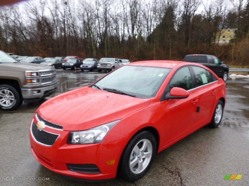 2014 Cruze LT - Red Hot / Jet Black photo #1