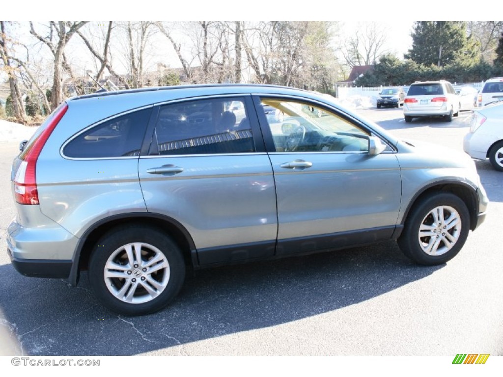 2011 CR-V EX-L 4WD - Opal Sage Metallic / Ivory photo #4