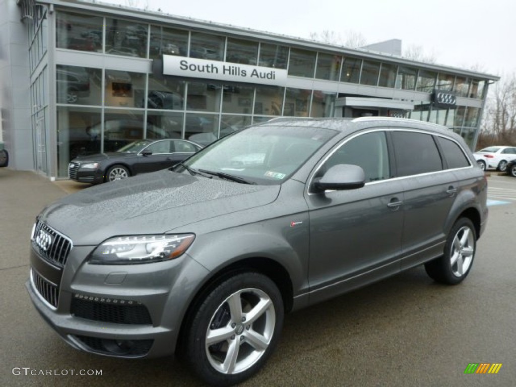 2014 Q7 3.0 TFSI quattro S Line Package - Graphite Gray Metallic / Black photo #1