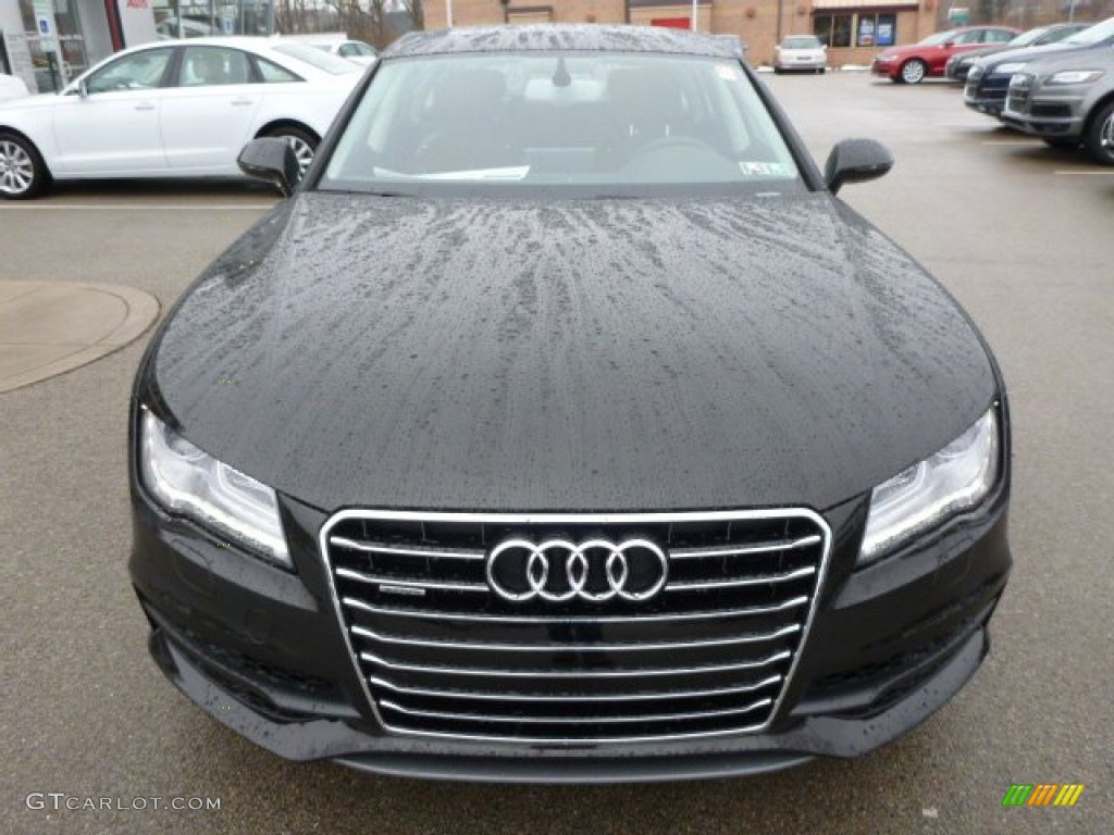 2014 A7 3.0T quattro Premium Plus - Havanna Black Metallic / Nougat Brown photo #6