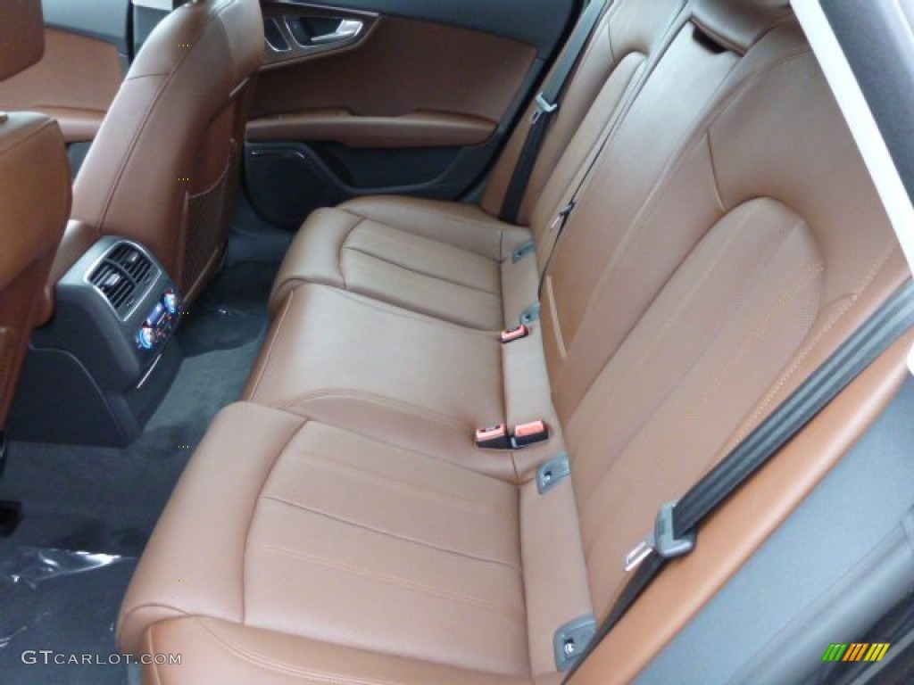 2014 A7 3.0T quattro Premium Plus - Havanna Black Metallic / Nougat Brown photo #9