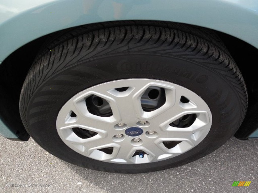 2012 Focus SE Sedan - Frosted Glass Metallic / Stone photo #14