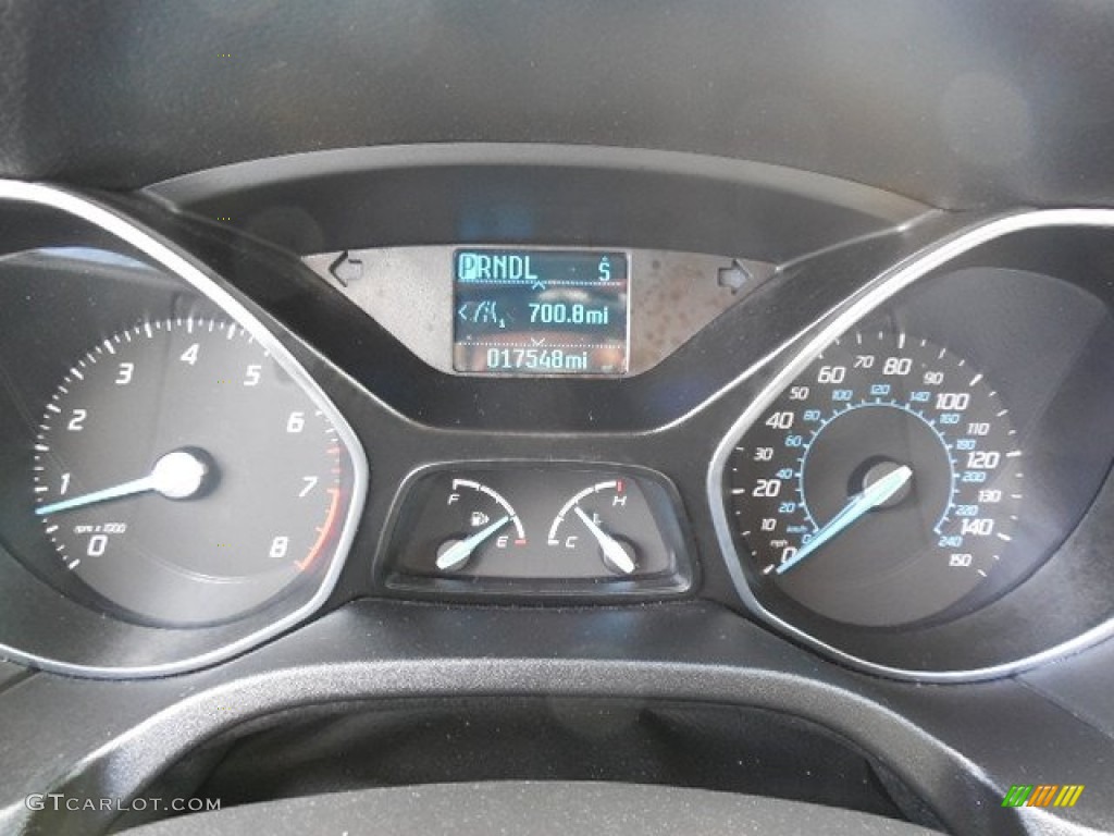 2012 Focus SE Sedan - Frosted Glass Metallic / Stone photo #18