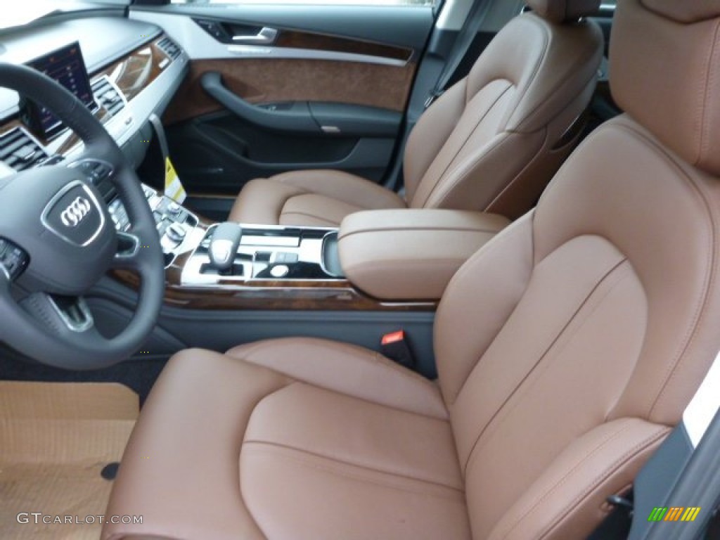 2014 Audi A8 L 3.0T quattro Front Seat Photo #89624327