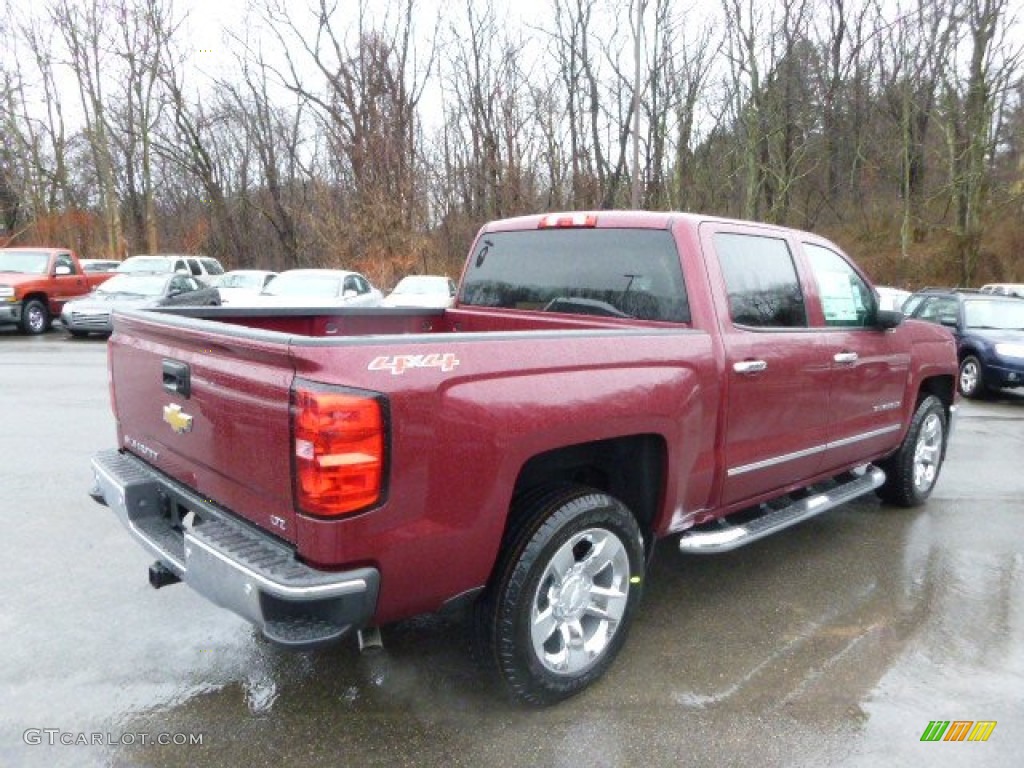 2014 Silverado 1500 LTZ Crew Cab 4x4 - Deep Ruby Metallic / Cocoa/Dune photo #5