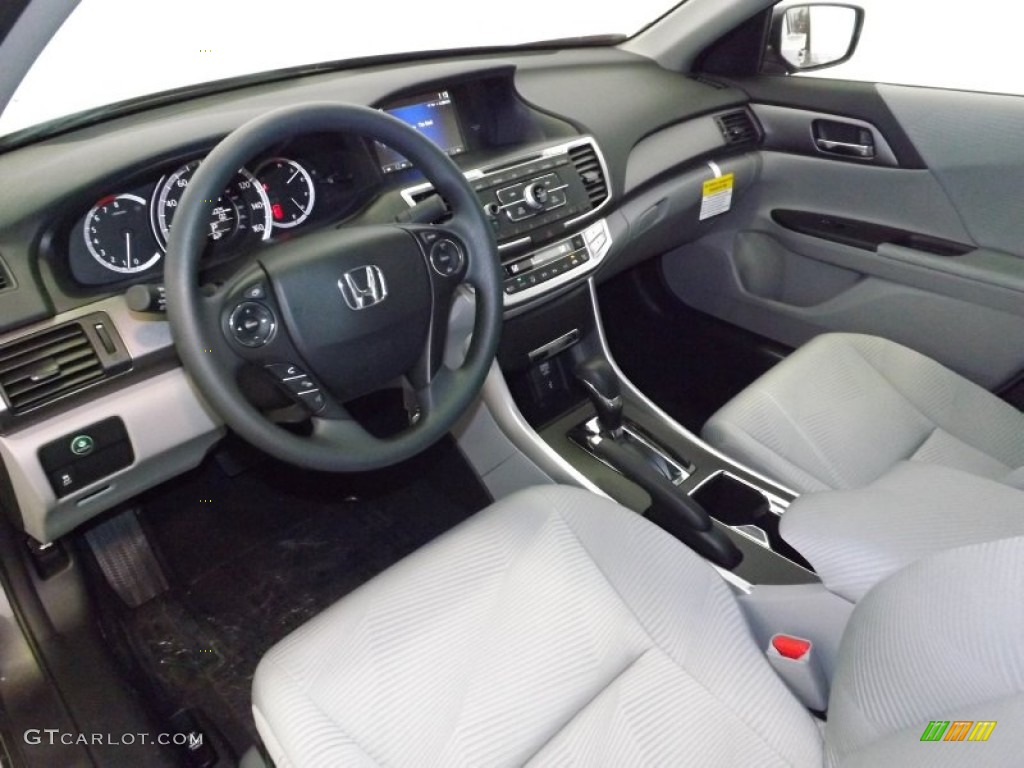 Gray Interior 2014 Honda Accord LX Sedan Photo #89625026