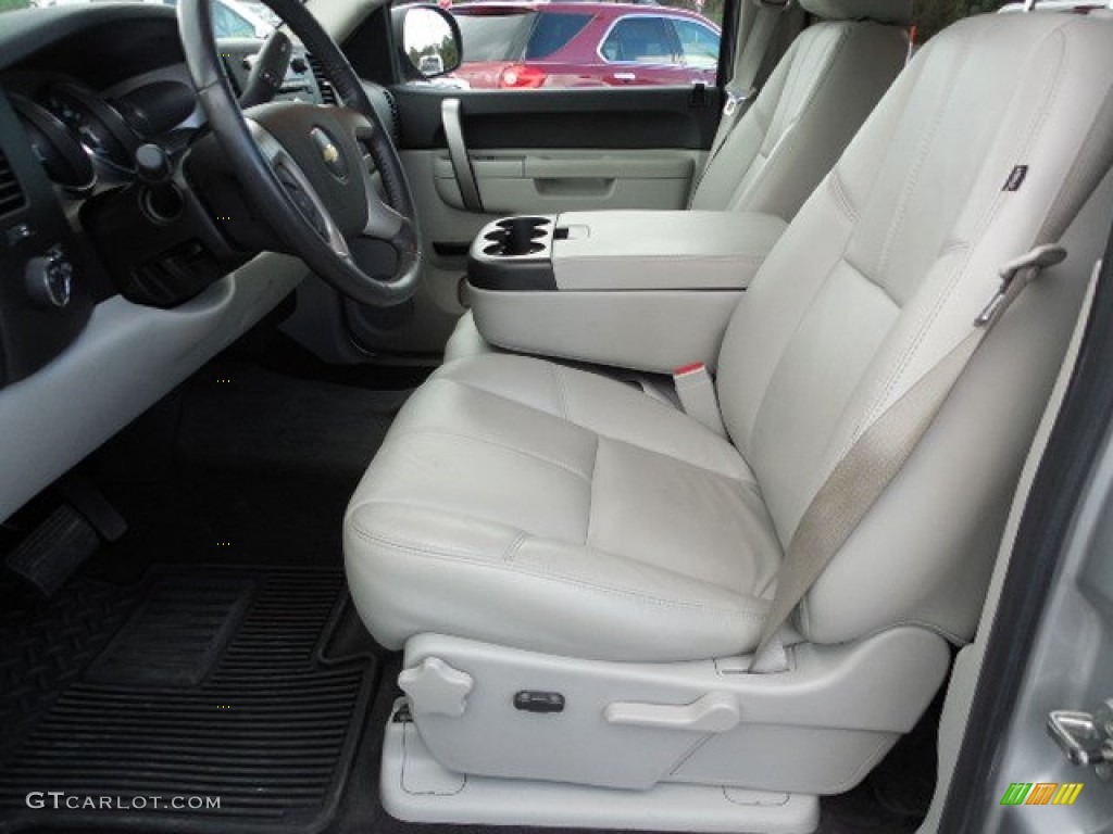 Light Titanium/Ebony Interior 2010 Chevrolet Silverado 1500 LT Crew Cab 4x4 Photo #89625125