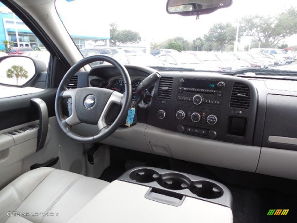 2010 Chevrolet Silverado 1500 LT Crew Cab 4x4 Light Titanium/Ebony Dashboard Photo #89625242