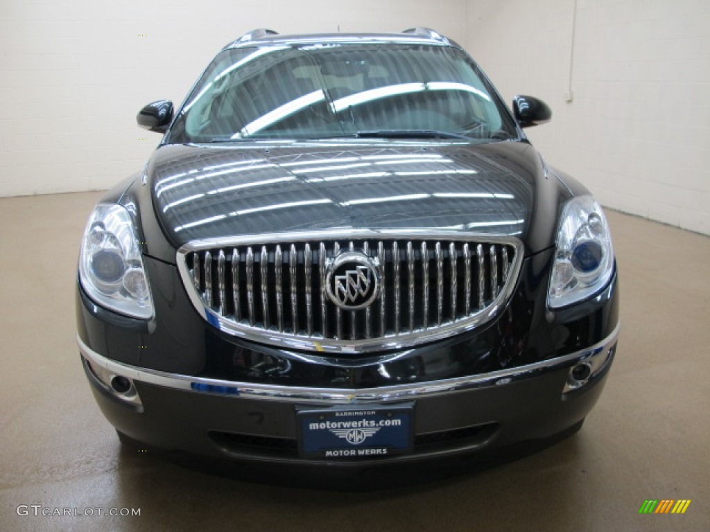 2010 Enclave CXL AWD - Carbon Black Metallic / Ebony/Ebony photo #2