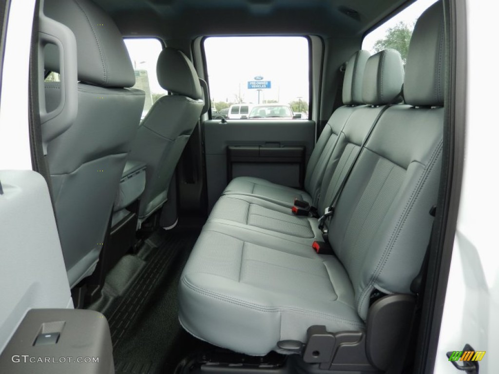 2014 Ford F350 Super Duty XL Crew Cab Dually Rear Seat Photo #89625530