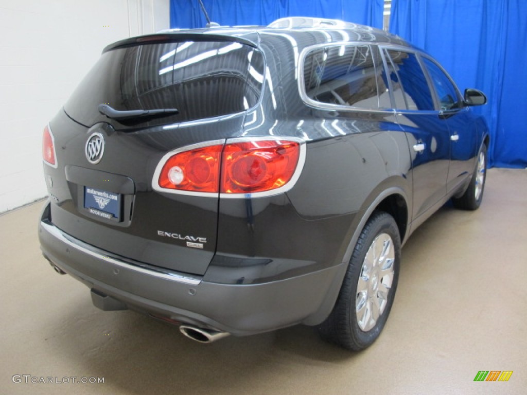 2010 Enclave CXL AWD - Carbon Black Metallic / Ebony/Ebony photo #9