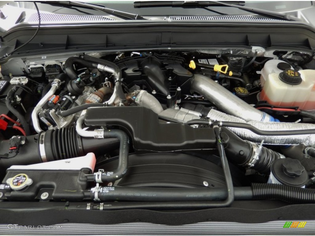 2014 Ford F350 Super Duty XL Crew Cab Dually Engine Photos