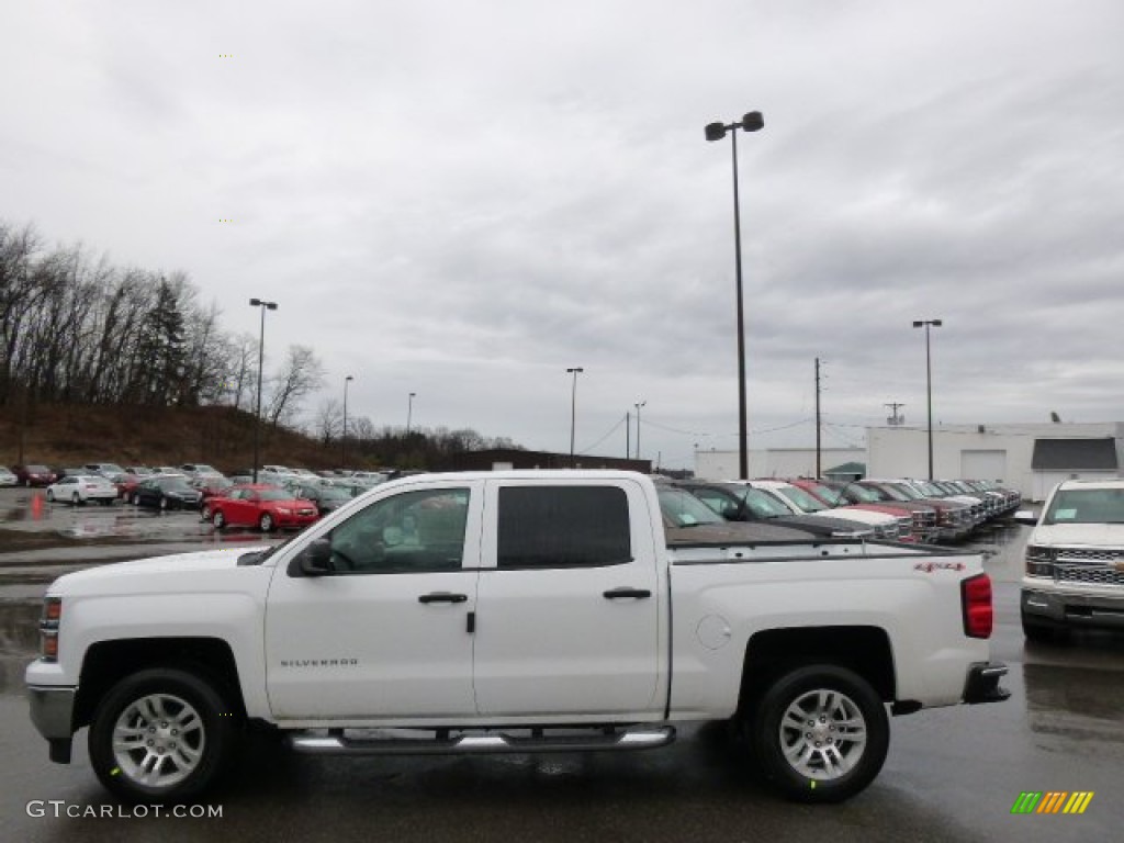 2014 Silverado 1500 LT Crew Cab 4x4 - Summit White / Jet Black photo #8