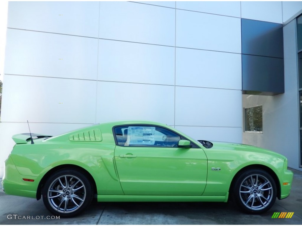 Gotta Have it Green 2014 Ford Mustang GT Premium Coupe Exterior Photo #89626133