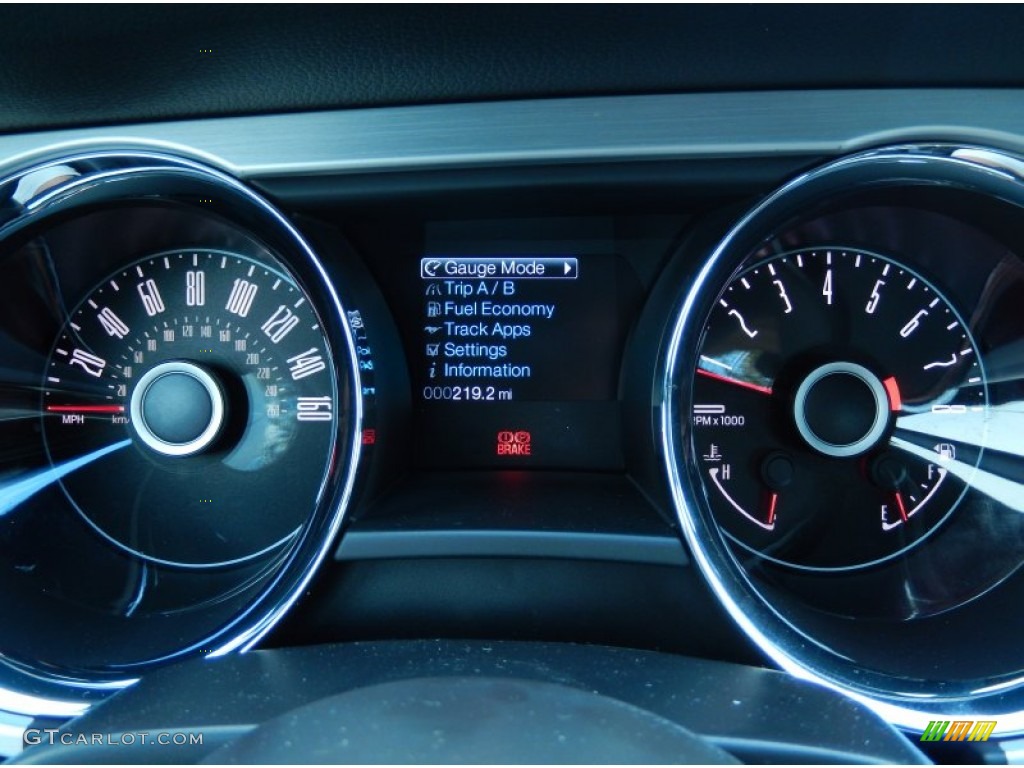 2014 Ford Mustang GT Premium Coupe Gauges Photo #89626226