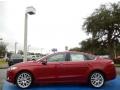 2014 Ruby Red Ford Fusion Titanium  photo #2