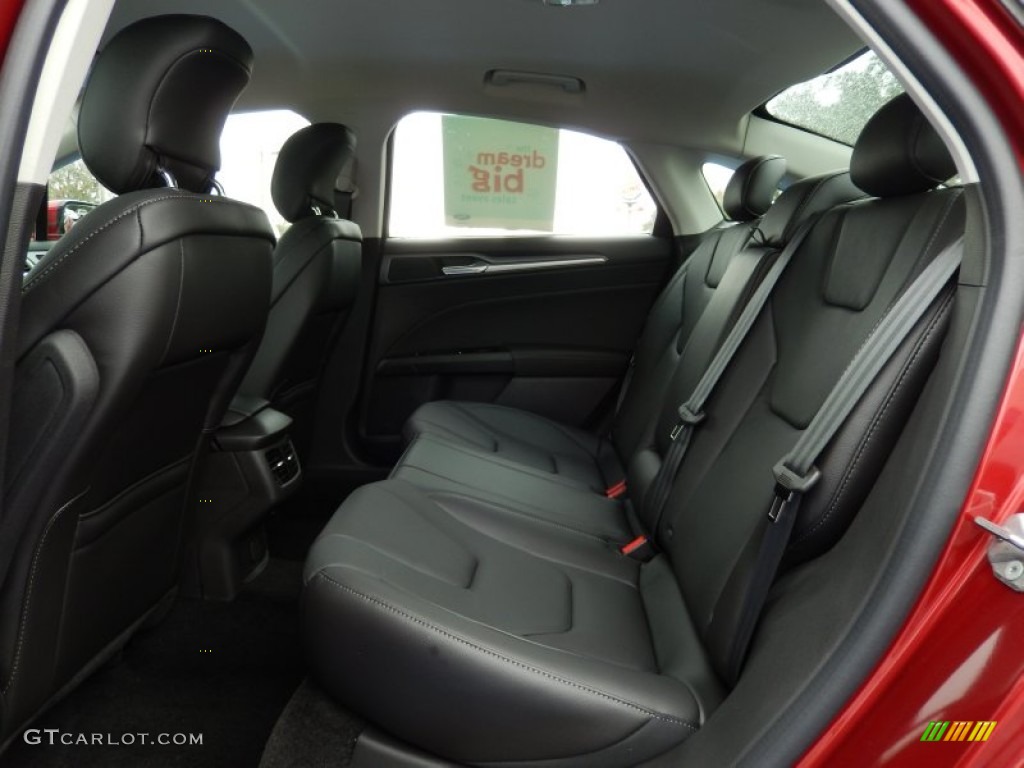 2014 Ford Fusion Titanium Rear Seat Photos