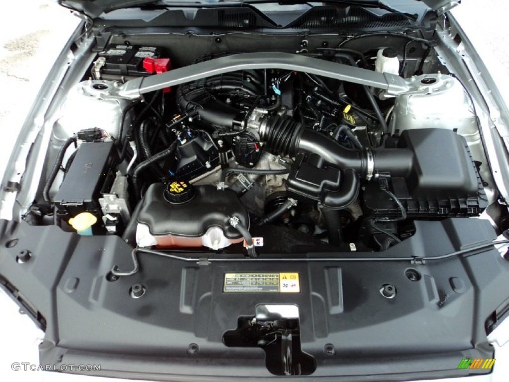 2013 Mustang V6 Convertible - Ingot Silver Metallic / Charcoal Black photo #27
