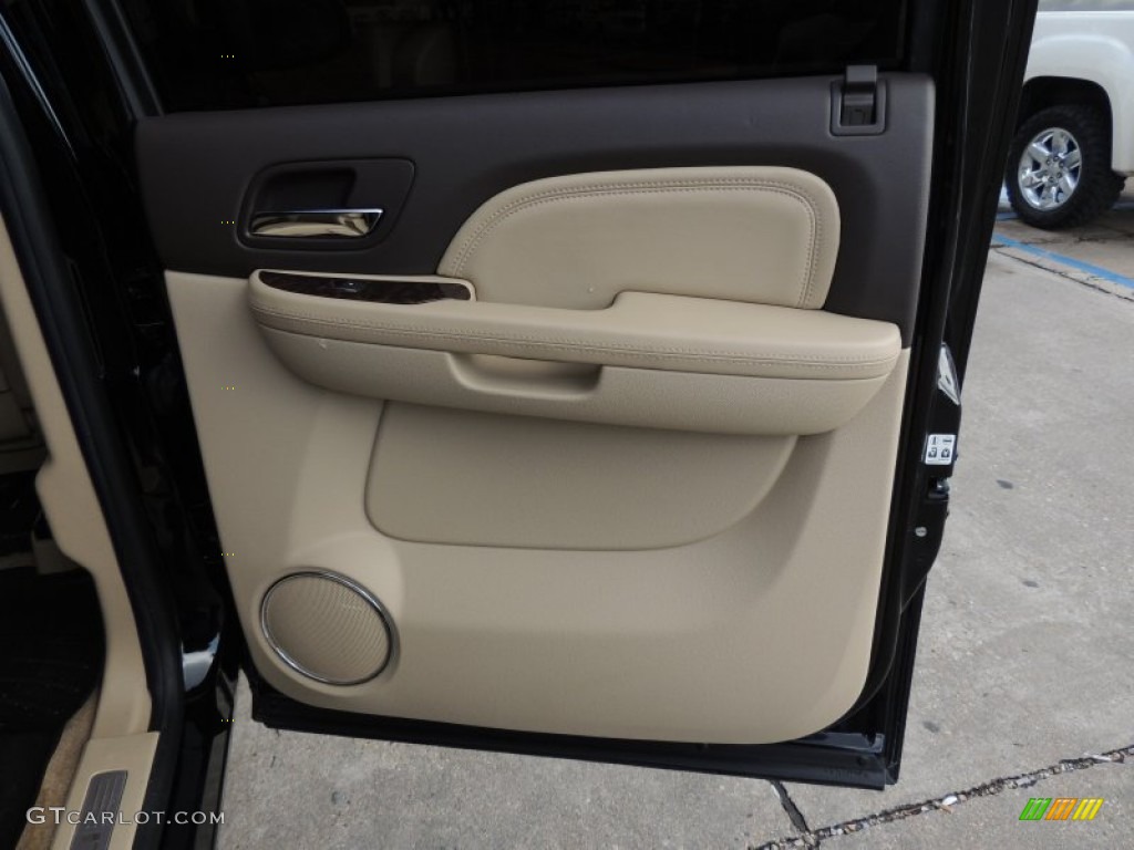 2013 Sierra 1500 Denali Crew Cab AWD - Onyx Black / Cocoa/Light Cashmere photo #11