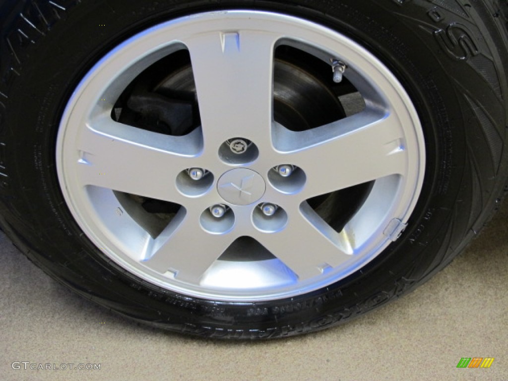 2007 Outlander LS 4WD - Deep Blue Metallic / Beige photo #14