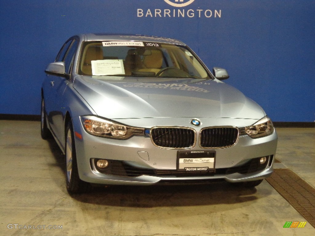 2013 3 Series 328i xDrive Sedan - Liquid Blue Metallic / Venetian Beige photo #2