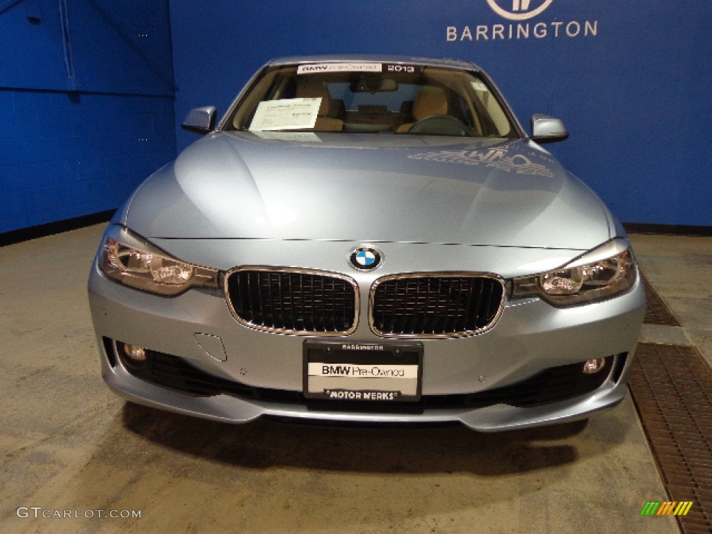 2013 3 Series 328i xDrive Sedan - Liquid Blue Metallic / Venetian Beige photo #3