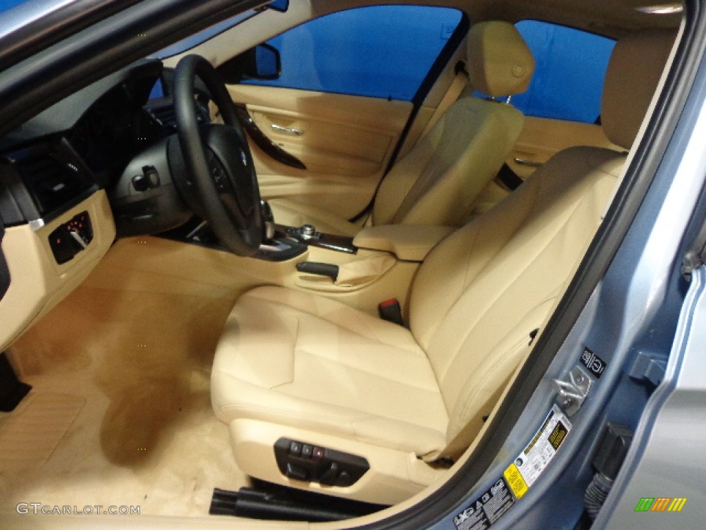 2013 3 Series 328i xDrive Sedan - Liquid Blue Metallic / Venetian Beige photo #21