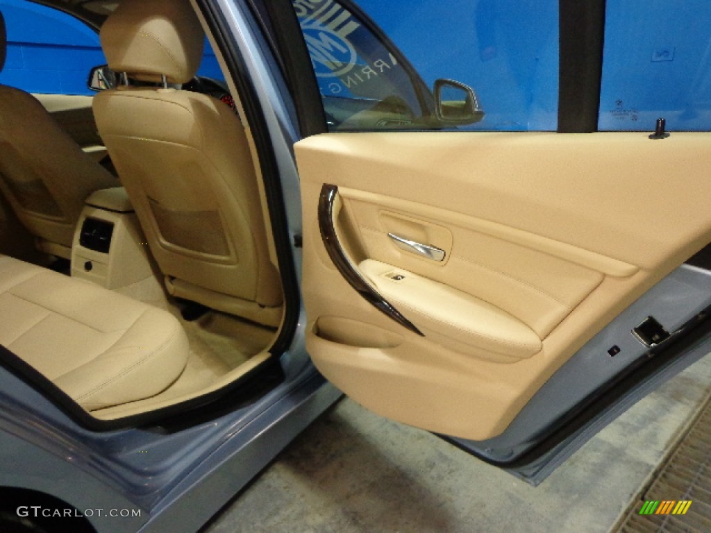 2013 3 Series 328i xDrive Sedan - Liquid Blue Metallic / Venetian Beige photo #30