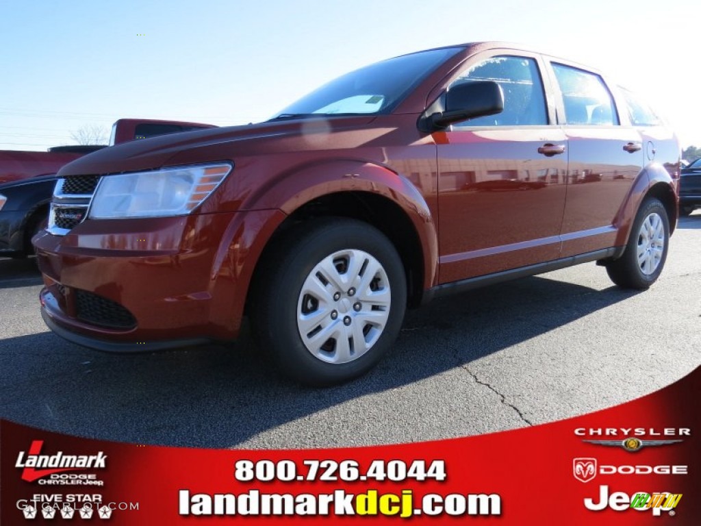 2014 Journey Amercian Value Package - Copper Pearl / Black/Light Frost Beige photo #1
