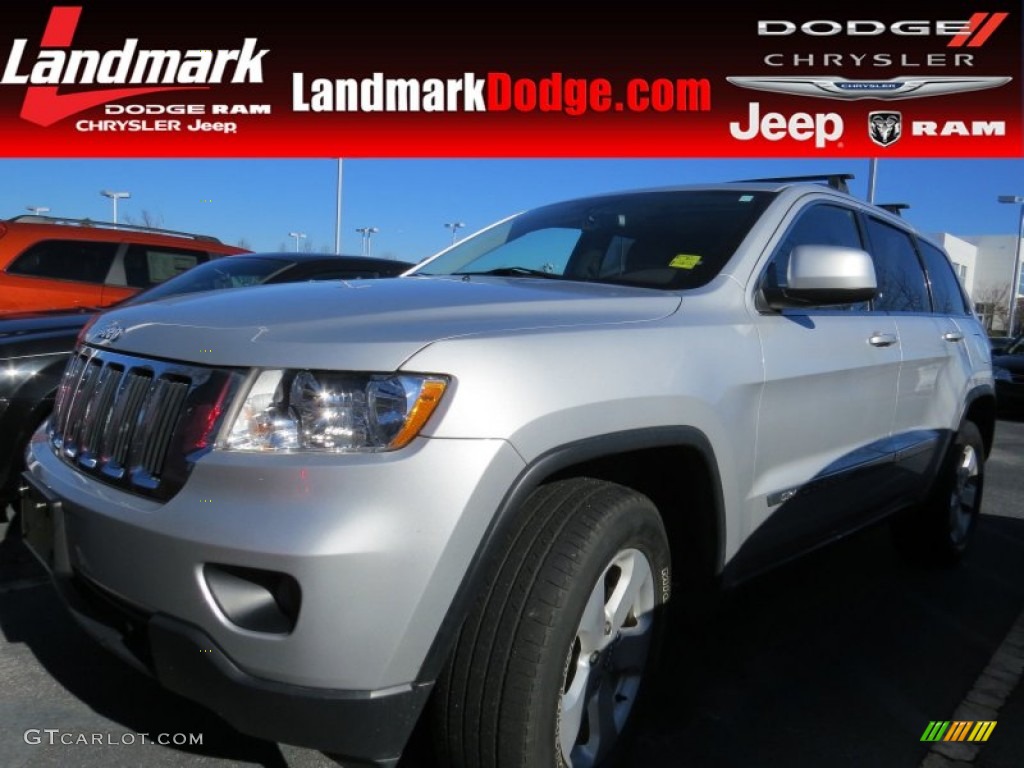 2011 Grand Cherokee Laredo X 70th Anniversary - Bright Silver Metallic / Black photo #1