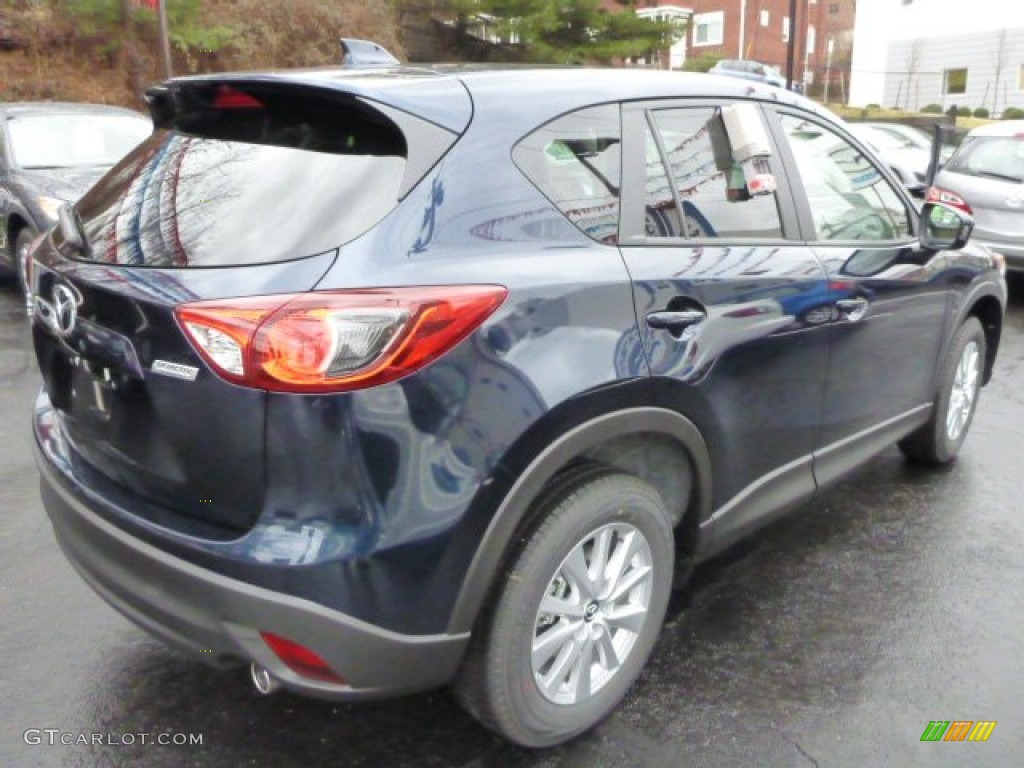2014 CX-5 Touring AWD - Stormy Blue Mica / Sand photo #5