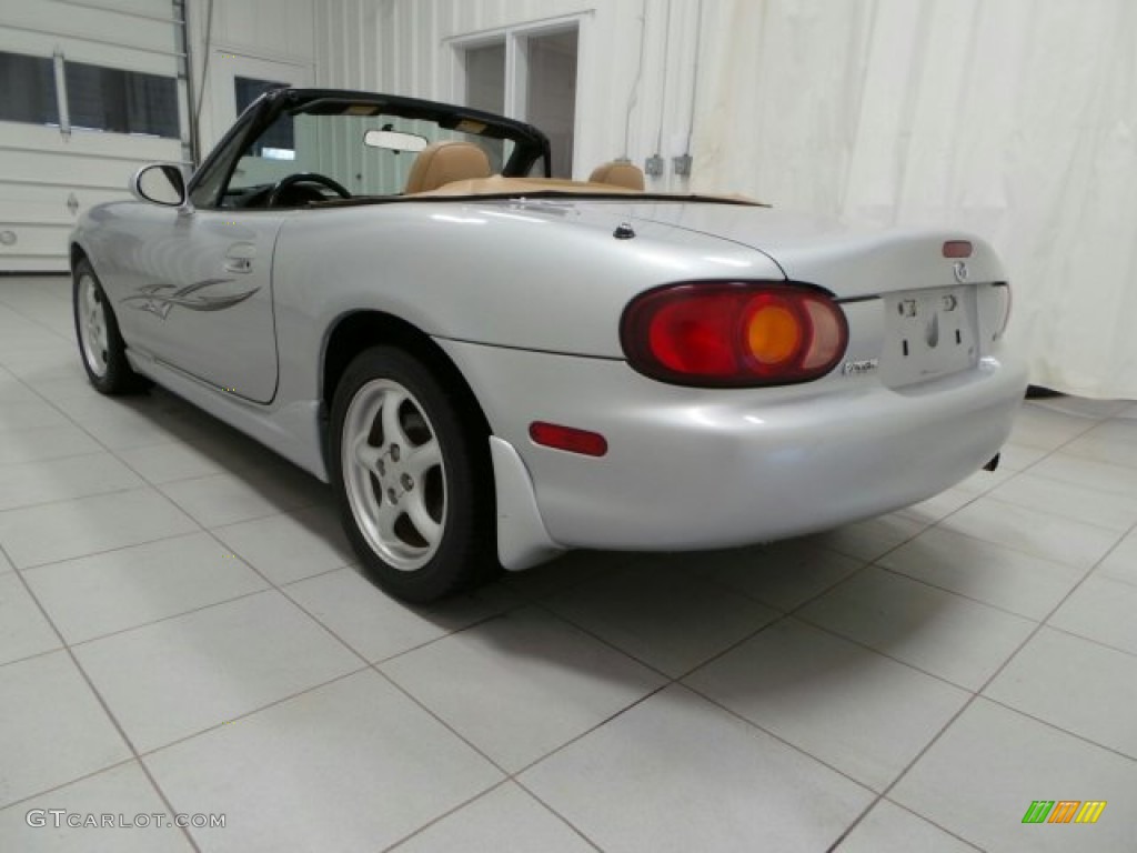 Highlight Silver Metallic 2000 Mazda MX-5 Miata LS Roadster Exterior Photo #89632889
