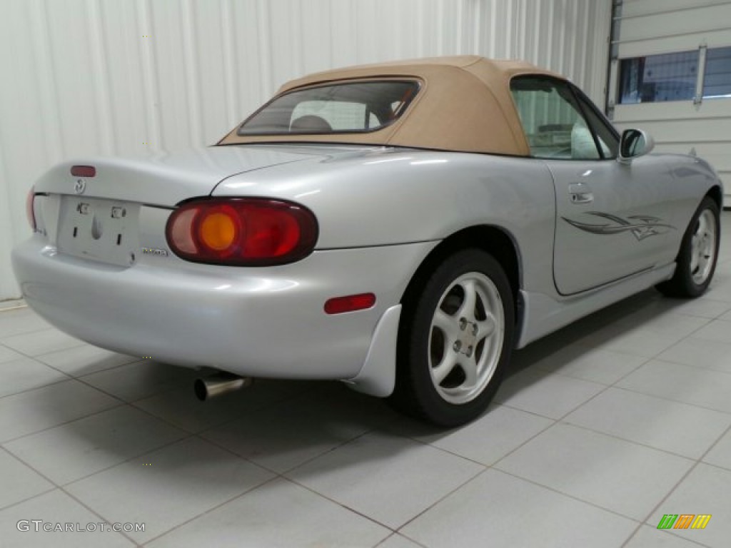 Highlight Silver Metallic 2000 Mazda MX-5 Miata LS Roadster Exterior Photo #89632905