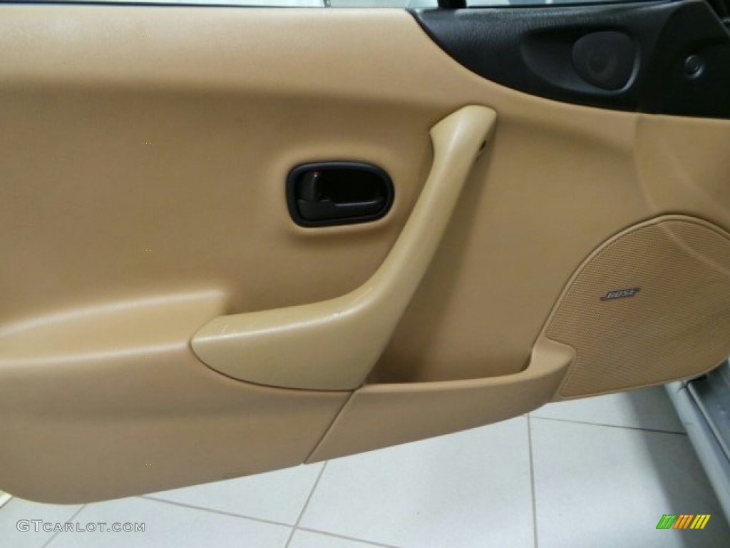 2000 Mazda MX-5 Miata LS Roadster Beige Door Panel Photo #89633151