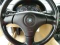 2000 Mazda MX-5 Miata Beige Interior Steering Wheel Photo