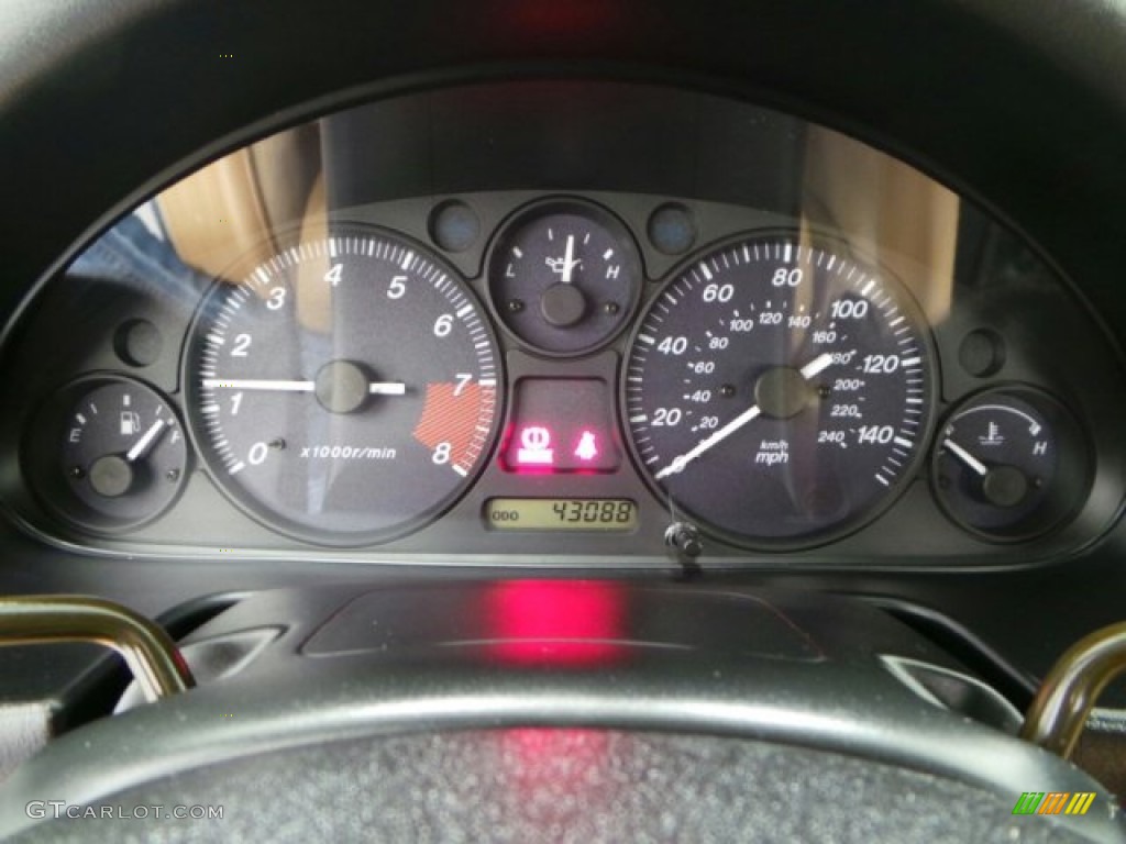 2000 Mazda MX-5 Miata LS Roadster Gauges Photo #89633226