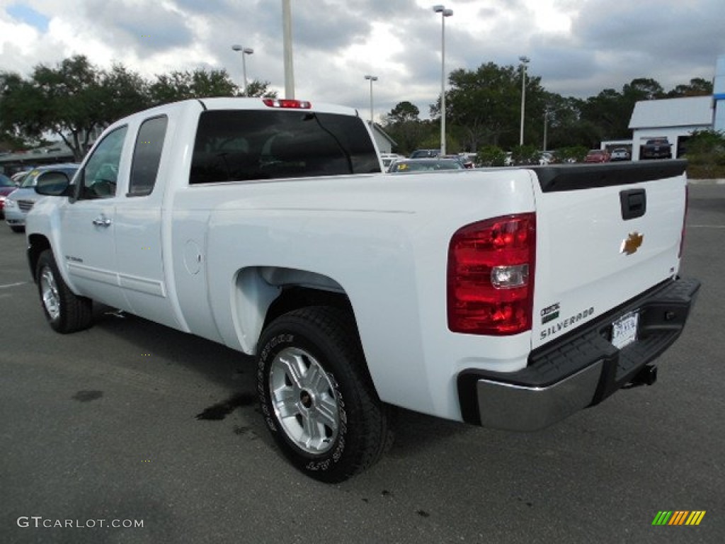 2012 Silverado 1500 LS Extended Cab - Summit White / Dark Titanium photo #3