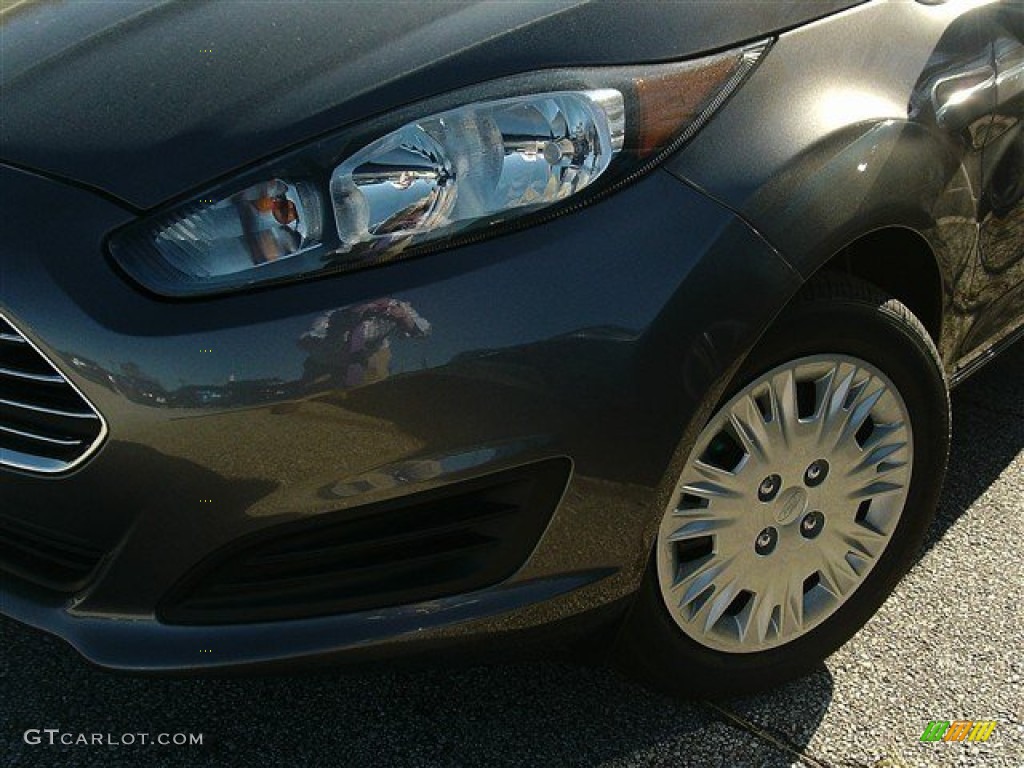 2014 Fiesta SE Hatchback - Storm Gray / Charcoal Black photo #4