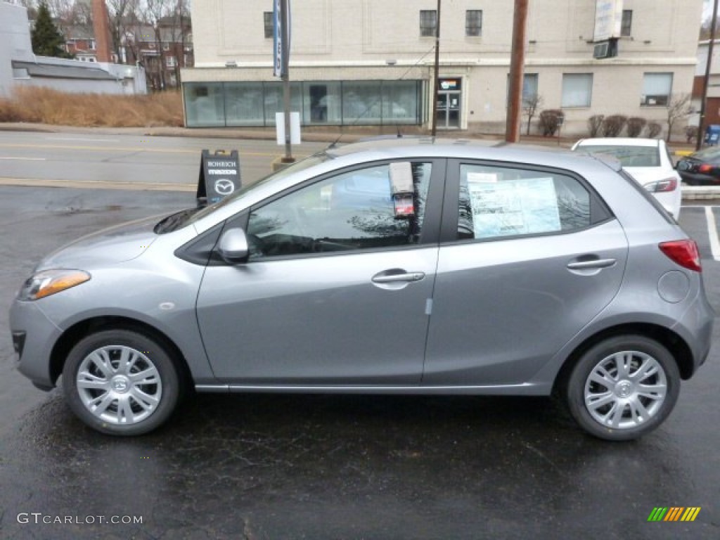 Liquid Silver 2014 Mazda Mazda2 Sport Exterior Photo #89634030