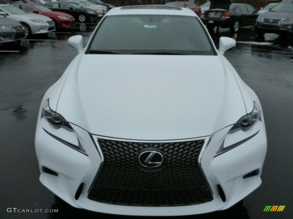 2014 IS 350 F Sport AWD - Ultra White / Rioja Red photo #7