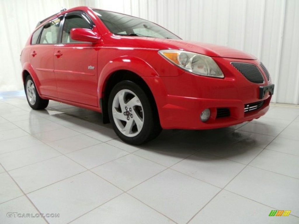 Lava Red Metallic Pontiac Vibe