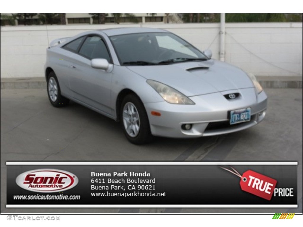 2001 Celica GT - Liquid Silver / Black/Silver photo #1