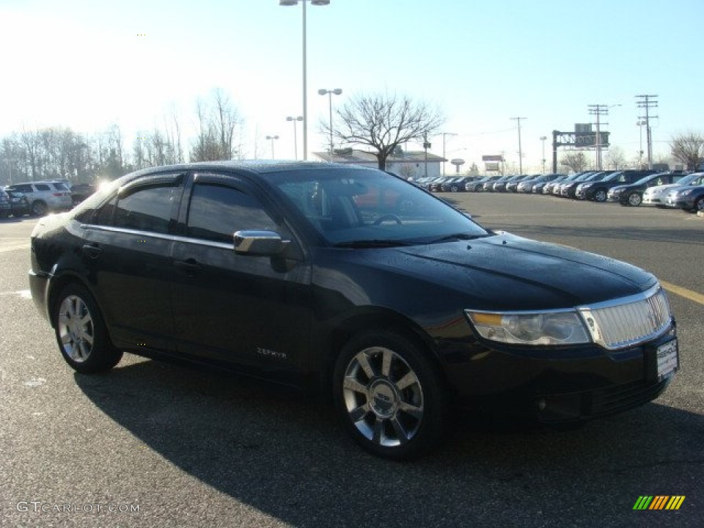 2006 Zephyr  - Black Clearcoat / Dark Charcoal photo #3