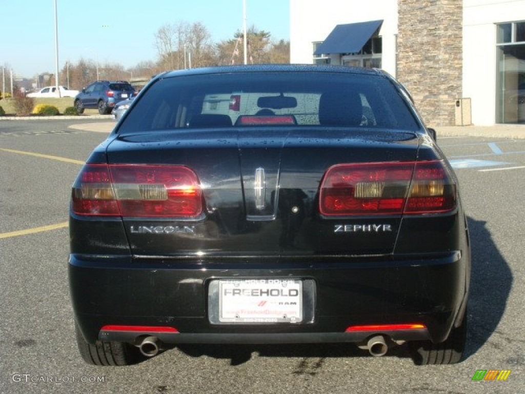 2006 Zephyr  - Black Clearcoat / Dark Charcoal photo #5