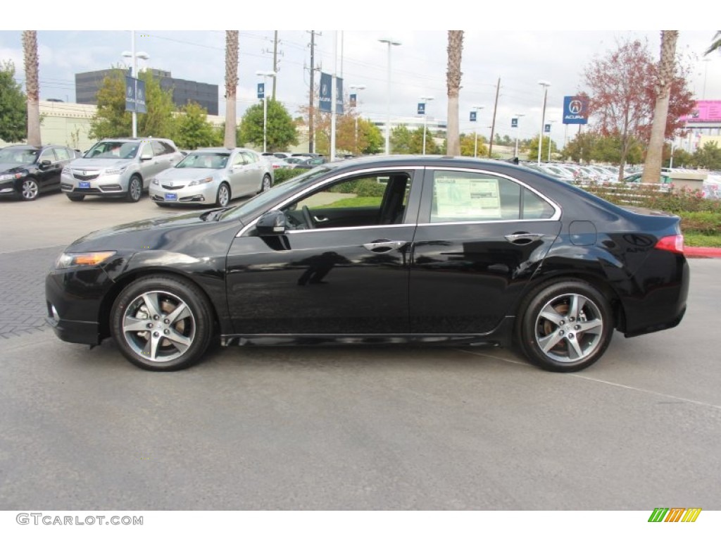 Crystal Black Pearl 2014 Acura TSX Special Edition Sedan Exterior Photo #89639706