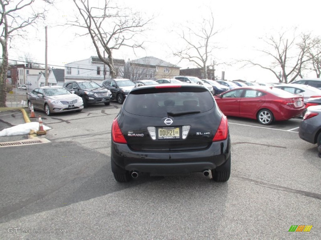 2003 Murano SL AWD - Super Black / Charcoal photo #4